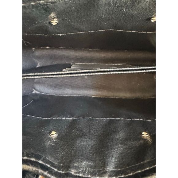 Vintage 90s kids corporate work suitcase travel salesman double handle - Picture 4 of 5